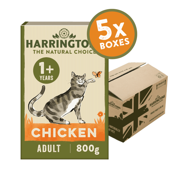 Buy Cheap Complete Adult Chicken Dry Cat Food 5 x 800g Online